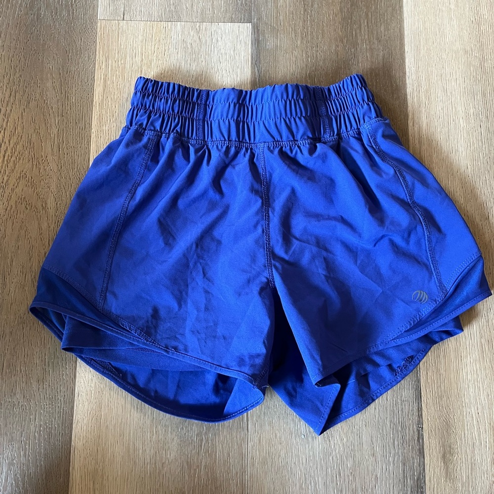 MPG Sport 2-in-1 Blue Running Shorts